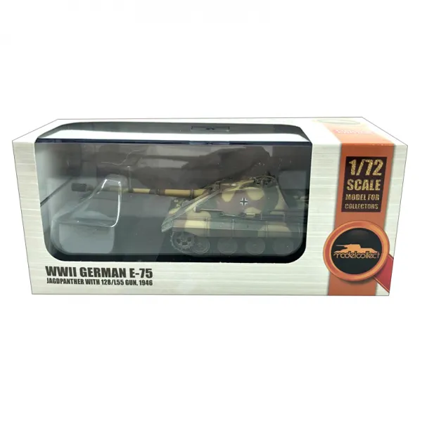 ModelCollect 1/72 German WW2 E-75 Jagdpanther with 128/L55 Gun 1946 다이캐스트 완성품, 혼합 색상