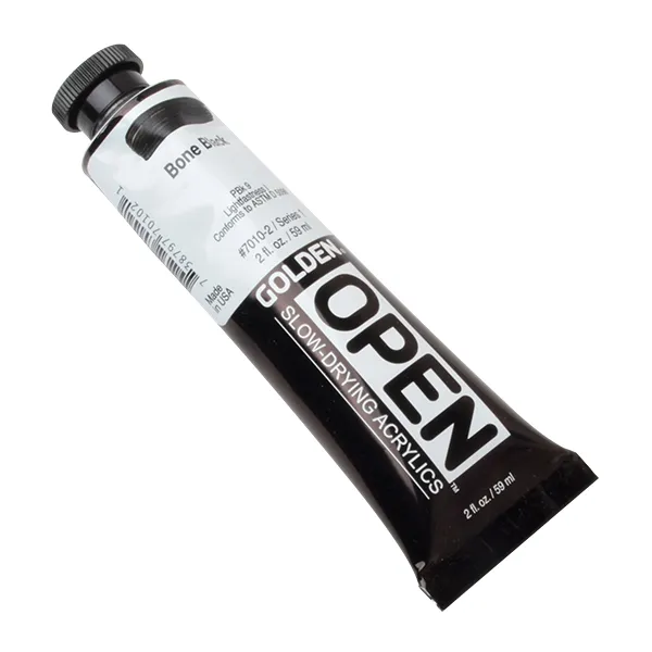 골덴 오픈 아크릴물감 낱색 S1 7010 Boneblack 60ml 1색