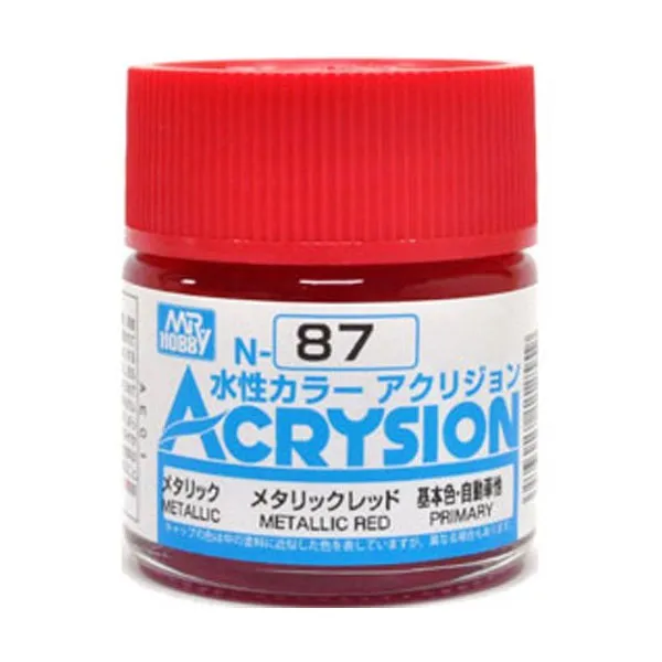 Gsi 프라모델 도료 N 087 6p Metallic Red 유광