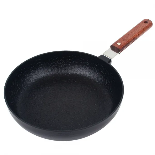 실버스타 살림살이 우드핸들 후라이팬, 24cm, 1개
