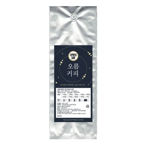 오름커피 Express Dark 분쇄 커피 프렌치프레소 1000g