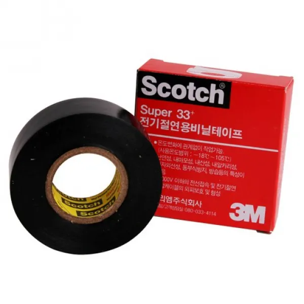 3m 33 전기절연용 비닐테이프 19mm X 10m 1개