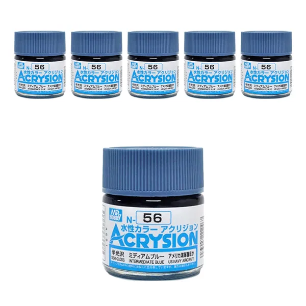 GSI 프라모델 도료 N-056 6p, INTERMEDIATE BLUE 반광