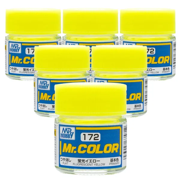 프라모델도료 GSI C-172 6p, 172 FLUORESCENT YELLOW 무광