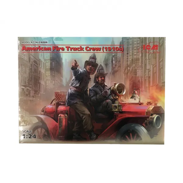 Icm 1:24 American Fire Truck Crew 1910s Icm0050 프라모델 보병 1개