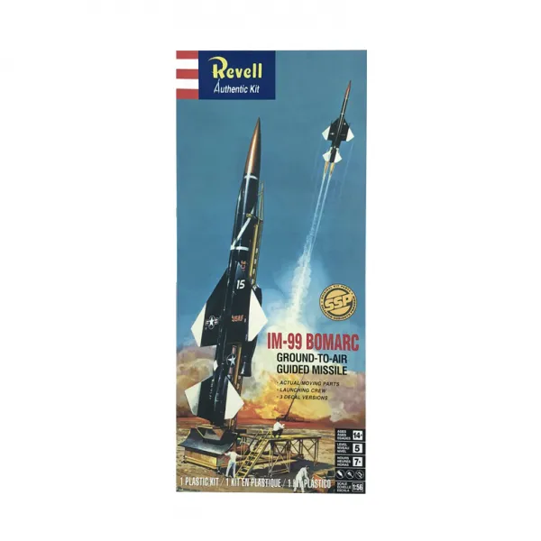 Revell 1:56 Bomarc Ground To Air Guided Missile Rvu0008 프라모델 우주선 1개