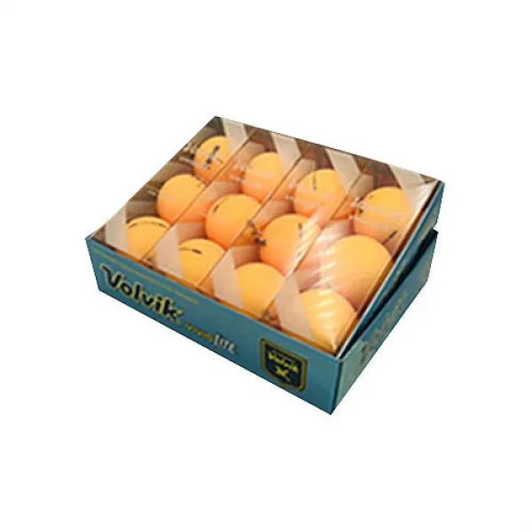 볼빅 비비드 Lite 3피스 무광 골프공 12p 오렌지 1세트
