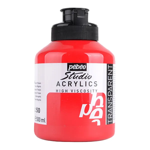 뻬베오 스튜디오 아크릴물감 50 Primarymagenta 500ml 1색