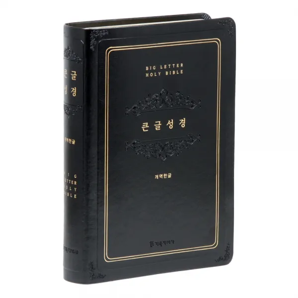 개역한글 큰글성경 특대 한자표기/무지퍼/블랙/단본 기독지혜사