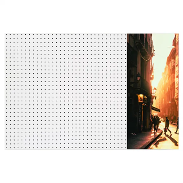 인테리어타공판 석양지는곳C 60x90cm, 1개, 우WHITE