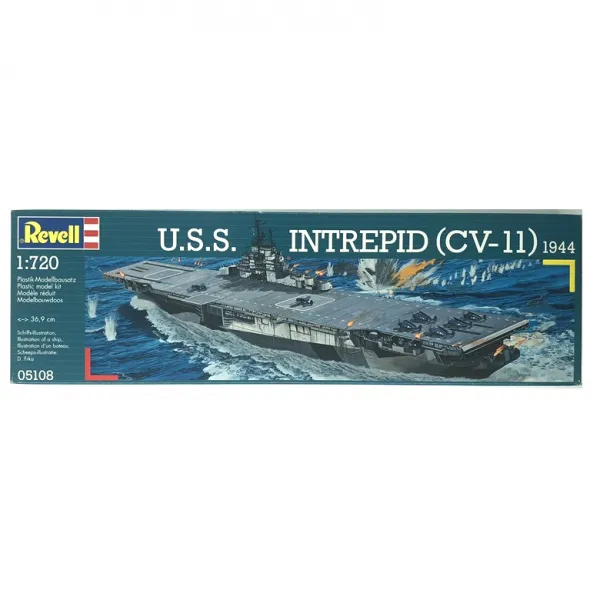 Revell 1:720 U.s.s. Intrepid Cv 11 1944 Rvg0432 프라모델 1개