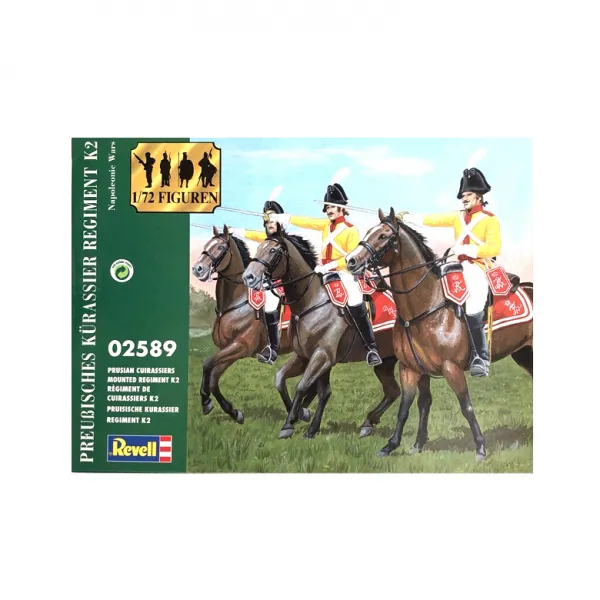Revell 1:72 Prussian Cuirassiers NAPOLEONIC 프라모델 보병, 1세트