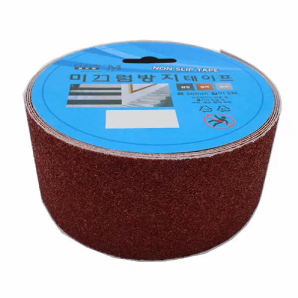 쁘띠팬시 미끄럼 방지 테이프 갈색 1개