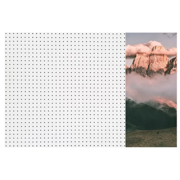 앤비커머스 인테리어타공판 구름의산맥 우white 1개