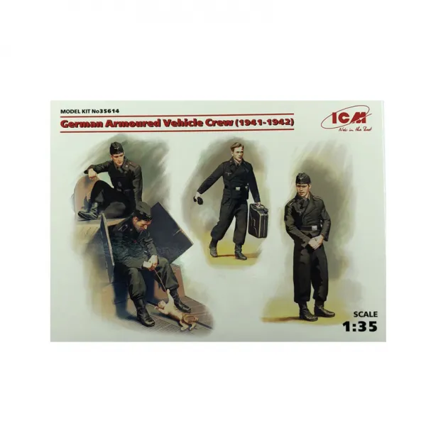 ICM 프라모델 1/35 WW2 German Armored Vehicle Crew (1941-1942), 1개