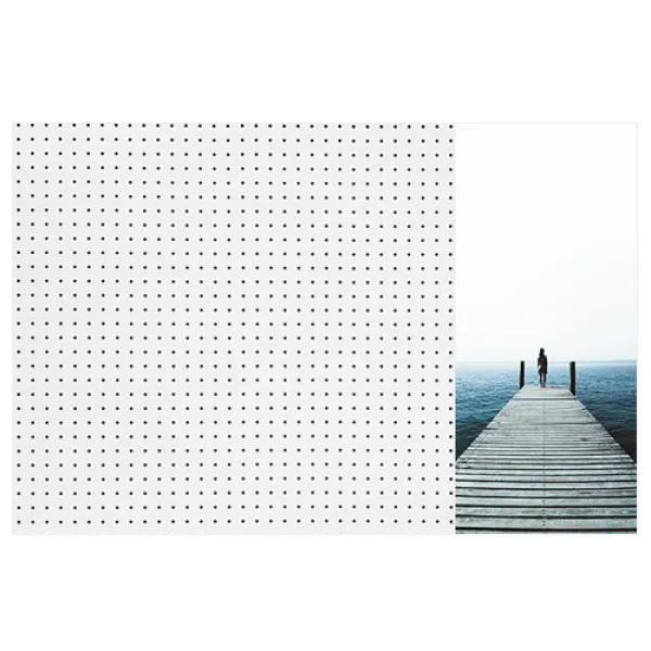 앤비커머스 인테리어 타공판 너를기다리다 우 WHITE, 1개