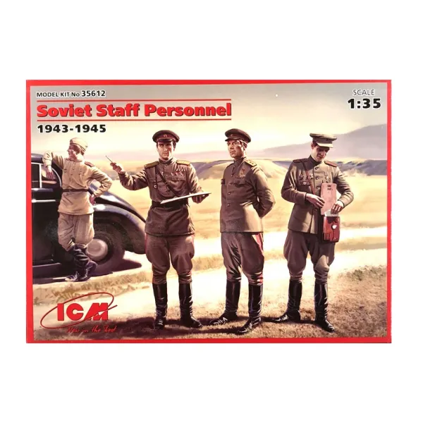 Icm 프라모델 1/35 Ww2 Soviet Staff Personnel 1943 1945 1개
