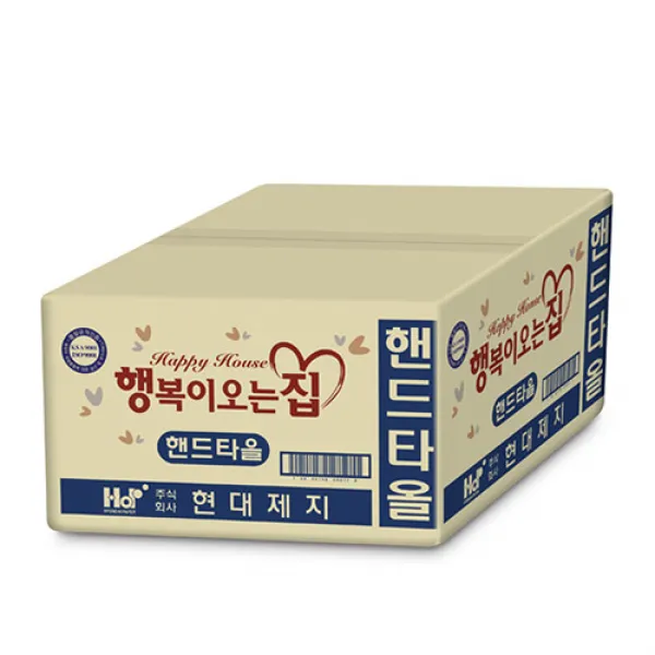 행복이오는집 핸드타올, 90매, 24개