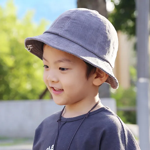 무슈 유아공용 코르덴 루아 벙거지