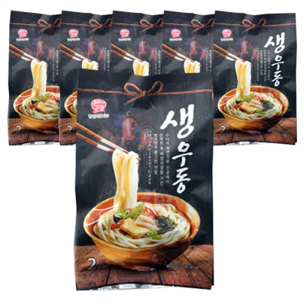 한일본고장 생우동, 424.4g, 6개입