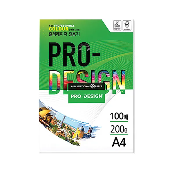 삼은파트너스 칼라레이저전용지 Prodesign 200g A4 100매