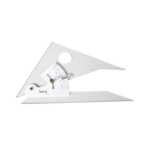 산기 각도삼각자 30cm, 혼합 색상, 1개