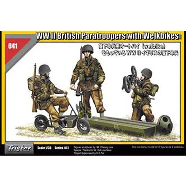 TRISTAR 1:35 WW II BritishParatroopers TRS35041 프라모델 보병, 1개