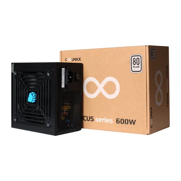 Coolmax Focus 600w 80plus 230v Eu Atx 파워 Sg 600d12s