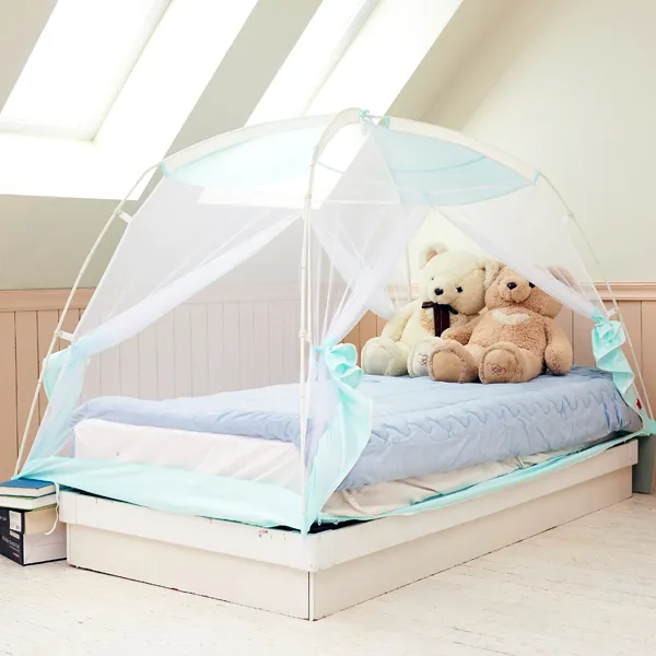 카즈미 프리미엄 모기장 + 폴대 2개 민트