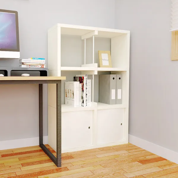 큐빅스 1 장식장책장 S2 3d2 아이보리