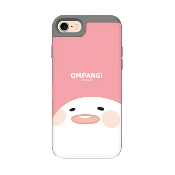 옴팡이 해피 카드미러 도어범퍼 휴대폰 케이스