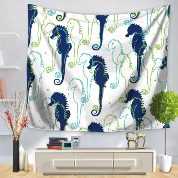 스윗리빙 씨애니몰 패브릭포스터 해마