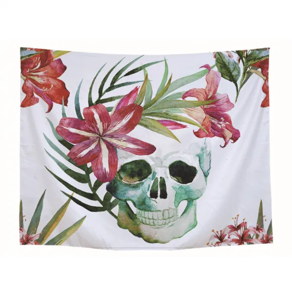 스윗리빙 스컬 패브릭포스터 어테치