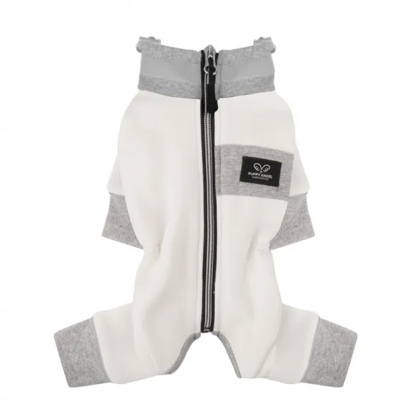 퍼피엔젤 남여공용 Angelertm 로고 밴드 올인원 0 White