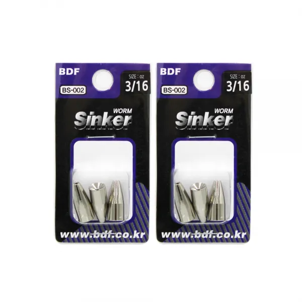 청룡 웜싱커 추 20g 3p 2개입