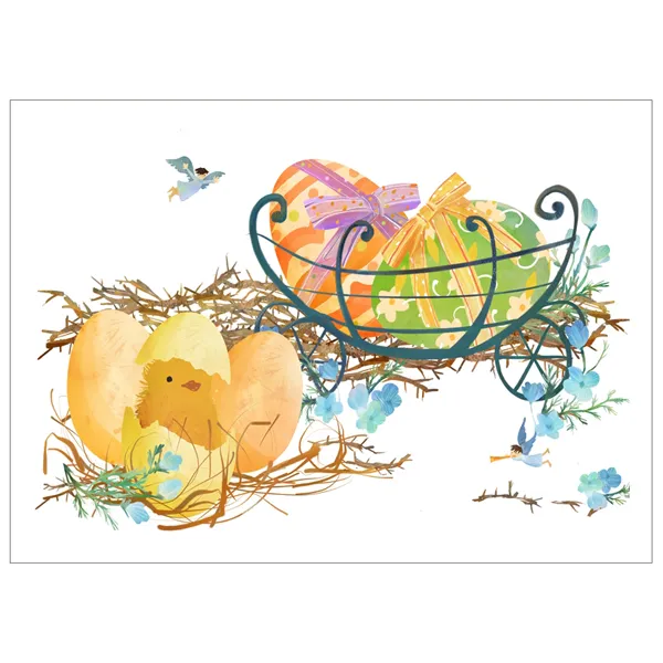 렉스데코 키친아트갤러리 주방아트보드 병아리까꿍 1개