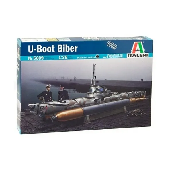 이타렐리 1/35 U-BOAT BIBER 조립 및 도색 필요, 1세트