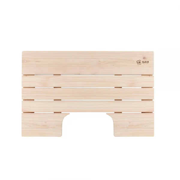 안스하우스 휴 플러스 편백나무 히노끼 원목발판 홈형 650 X 420 Mm 혼합 색상 1개