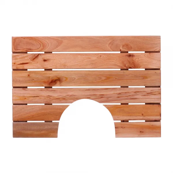 안스하우스 마호가니 원목발판 홈형 630 X 430 X 35 Mm 혼합 색상 1개