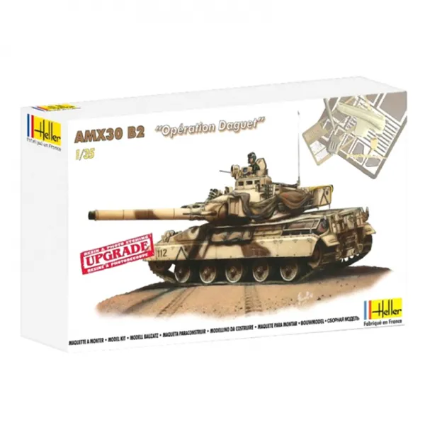 헬러 1:35 Amx 30 B2 Operation Daguet 프라모델 탱크 Hl81157 걸프전 사양 업그레이드 키트 1개