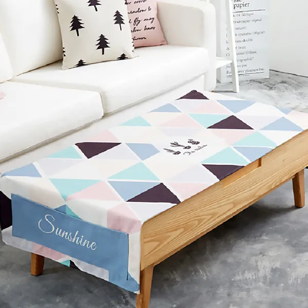 디엠코퍼레이션 알럽홈 사이드 포켓 테이블매트 삼각형선인장