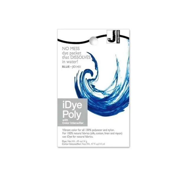 자카드 아이다이 염료 폴리 451 Blue