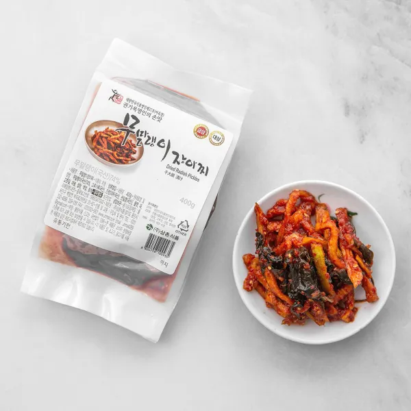 권기옥 명인 웃말 무말랭이 장아찌, 400g, 1개