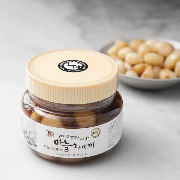 권기옥 명인 웃말 마늘 장아찌 450g 1개