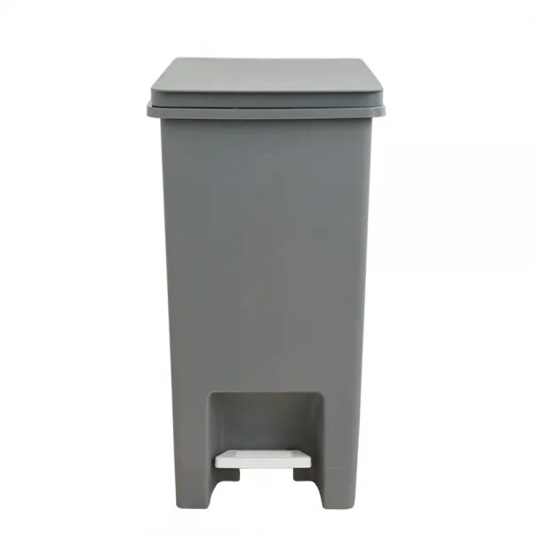 바람 슈슈 페달휴지통 10l 그레이 1개