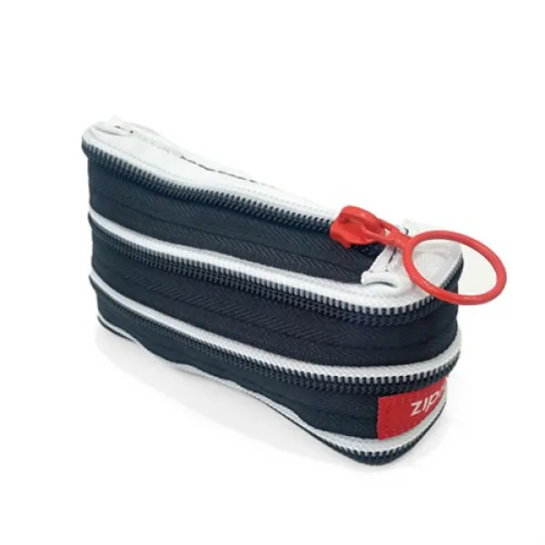 집잇 지퍼 동전지갑 블랙앤화이트 1개