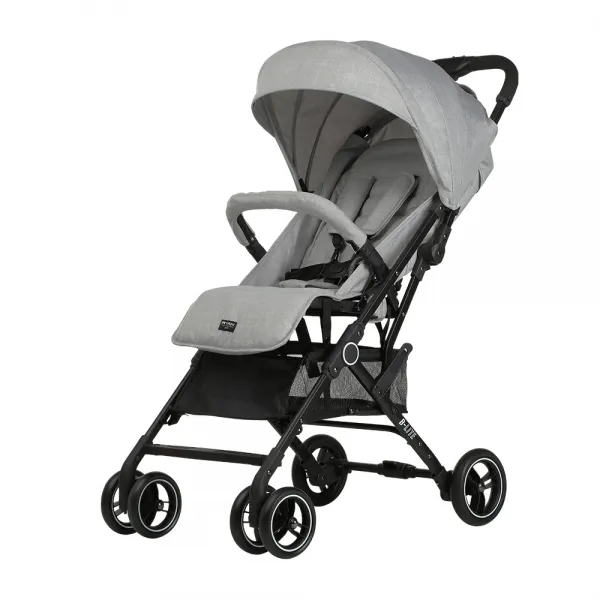 리안 베이직 비라이트 휴대용 유모차 실버그레이