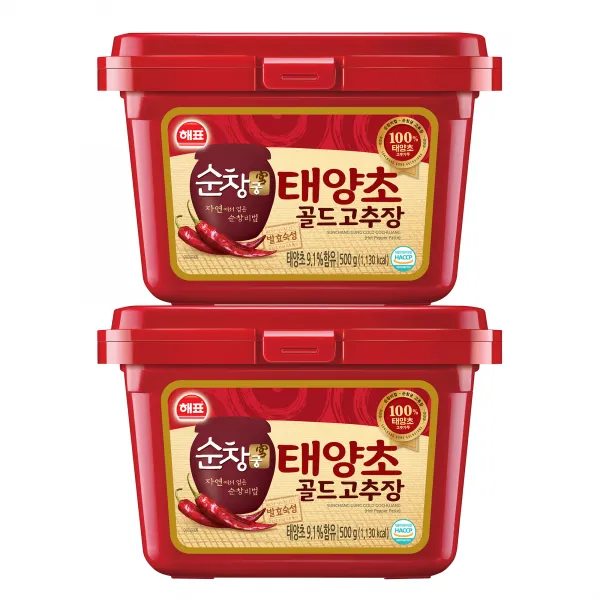 순창궁 태양초골드 고추장, 500g, 2개입