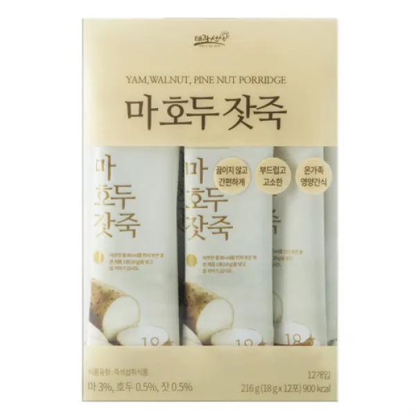 태광선식 마호두 잣죽, 18g, 12개입