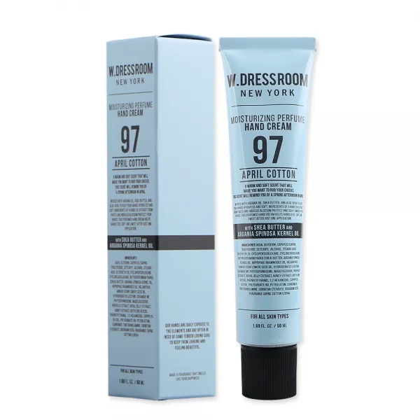 더블유드레스룸 퍼퓸 핸드크림 No 97 에이프릴코튼, 50ml, 1개